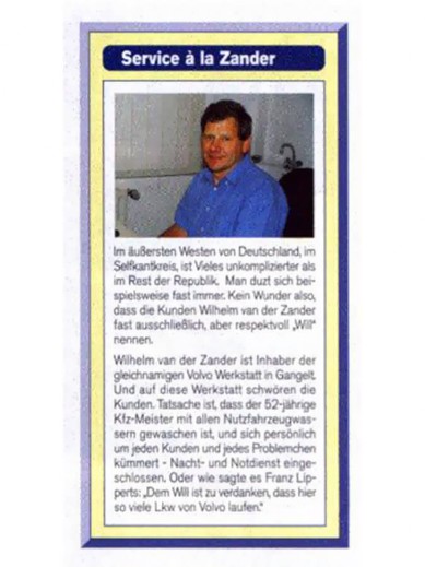 van der Zander Reparaturwerkstatt van der Zander